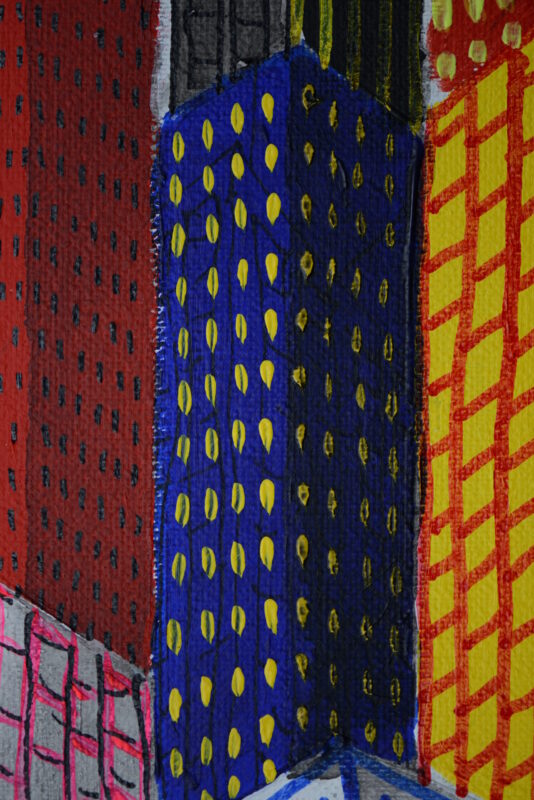 "La ville à l'infini" # 014.001 (détail), 2017